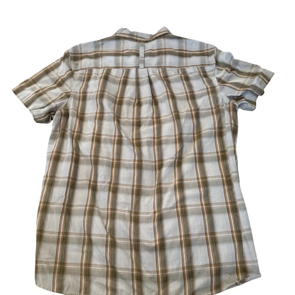 The North Face Men’s Short-Sleeve Plaid Button-Up Shirt - Mens XL